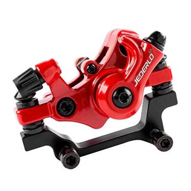 Imagem de LoveinDIY Pinça de freio a disco de bicicleta sólida R160/F180 Pinça de disco de rotor - Vermelho R160 F180, 160 mm