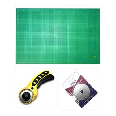 Imagem de Base Corte Verde A1 90x60 Alfineteira Cortador Disco Costura