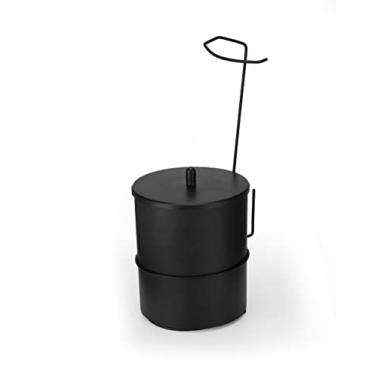 Imagem de Sup chão c/lixeira 5 lts/dispenser Black