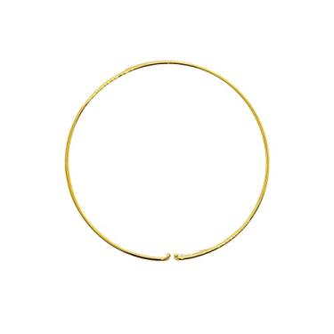 Imagem de Divinário Resplendor Sacro Dourado Auréola Arco 15cm Para Imagens de Santo 50cm A 60cm