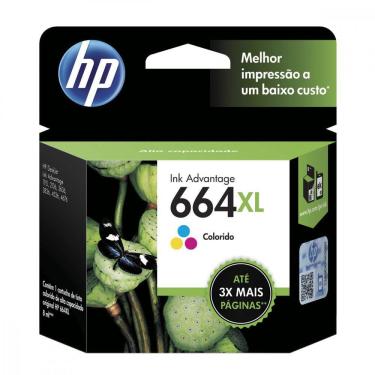 Imagem de Cartucho de Tinta HP 664XL F6V30AB Colorido