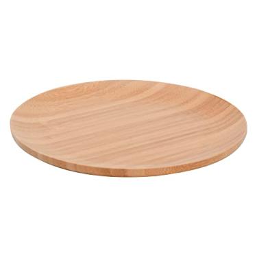 Imagem de Mimo Style Prato 18cm, Linha Ecokitchen. Feito Inteiramente em Bambu, Material Ecológico. Para Servir Suas Refeições. Resistente, Durável e Elegante, Modelo: BM22297