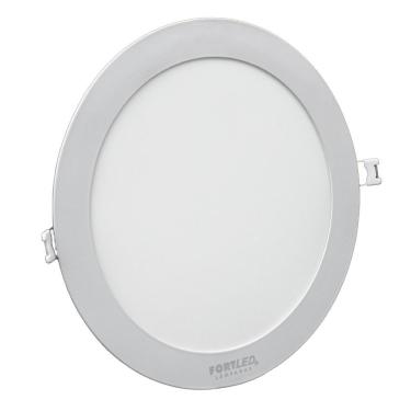Imagem de Painel Led 12W Redondo Branco Frio Embutir Fortled
