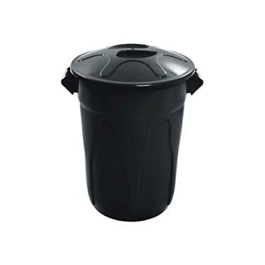 Imagem de Cesto de Lixo Plastico com Tampa 60 Litros