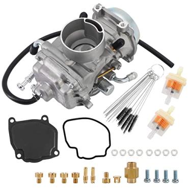 Imagem de KIPA Carburador para Polaris Sportsman 500 Carburador 4X4 ATV Quad 1996-1998 NON HO, OEM número de peça 3130754 3130665, com filtro de combustível e kit de ferramentas de limpeza de jato de sujeira de carbono, durável e estável