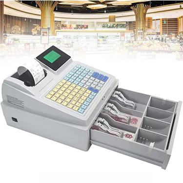 Imagem de Caixa registradora eletrônica, caixa registradora, caixa registradora, teclado levantado 81 teclas, varejista, supermercado, mercearia, caixa registradora loja conveniência