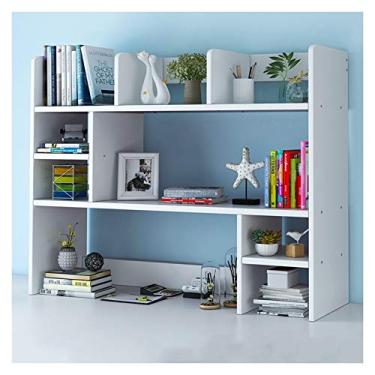 Imagem de KIZQYN Estante de 3 níveis Estante Organizador de Mesa Rack de Armazenamento de Escritório Multiuso Estante de Mesa para Estante de Cozinha de Escritório (Cor: Ouro, Tamanho: L 40 polegadas)