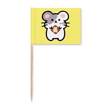 Imagem de Marcadores de palito de dente requintados auspiciosos para decoração de festa