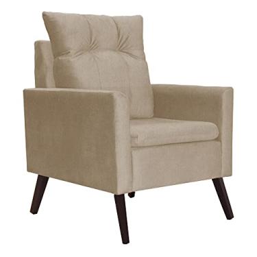 Imagem de Poltrona Para Sala Ligia Suede Cores - DS Estofados