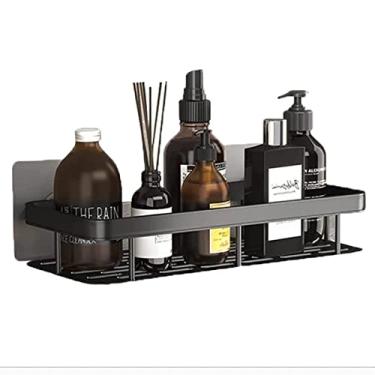 Imagem de Prateleira Suporte Organizador De Parede Aluminio Adesivo Sem Fura Parede Moderno