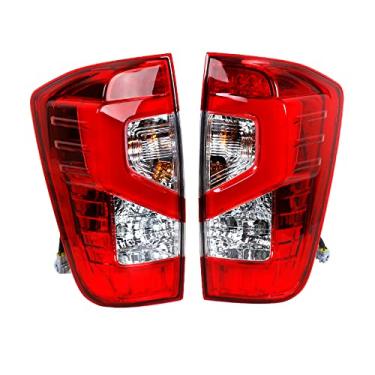Imagem de MALOOS 2 unidades traseiras do carro LED luz traseira luz de freio luz traseira lâmpadas Para Navara Np300 2015 2016 2017 2018 2019 2020 2021