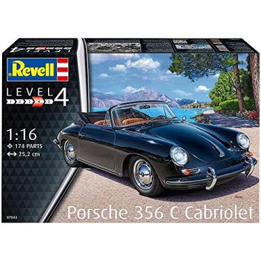 Imagem de Carro Porsche 356 Cabriolet - Gigante - Escala 1/16 07043 - REVELL ALEMA