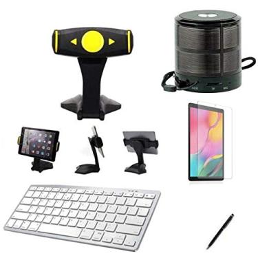 Imagem de Kit Escola para Samsung Galaxy Tab A T280/T285 7" Suporte/Can/Pel/Teclado/Mini Speaker