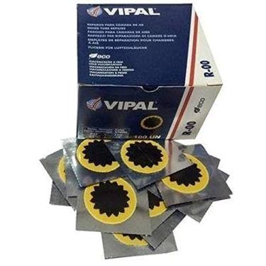 Imagem de Remendo Reparo Estrela Pneu Câmara De Ar Bike Vipal 30mm caixa com 100 unidades