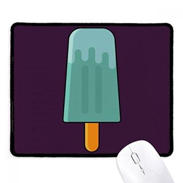 Imagem de Mousepad azul verde picolé doce sorvete mouse pad borda costurada tapete de borracha para jogos