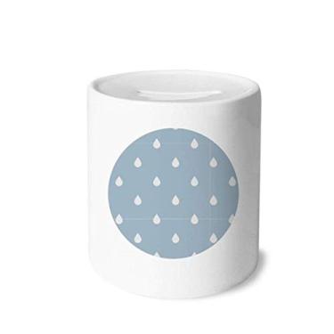 Imagem de DIYthinker Caixa de moedas de cerâmica com estampa de nuvem para chuva, presente de cofrinho