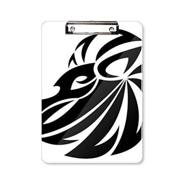 Imagem de Placa de apoio para placa de prancheta com símbolo do signo Leão da Constellation A4