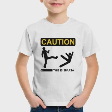 Imagem de Camiseta Infantil This is Sparta Camisa