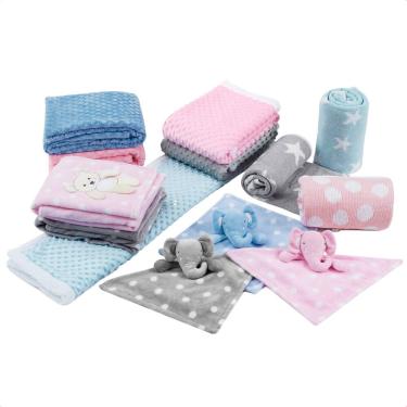 Imagem de Naninha Bebe C/ Pelucia  Elefantinho Plush  Antialergica