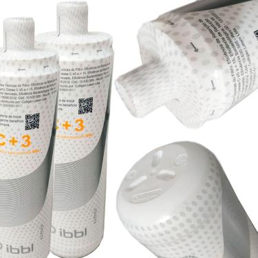 Imagem de KIT 2 Filtro Refil IBBL Natural C+3 Purificador Agua Due Fr600 Atlantis Immaginare Speciale
