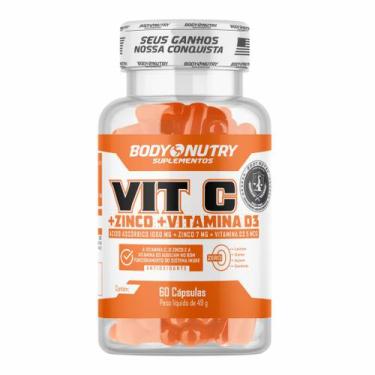 Imagem de Vitamina C 1G + Zinco + Vit D 60 Cápsulas  - Body Nutry