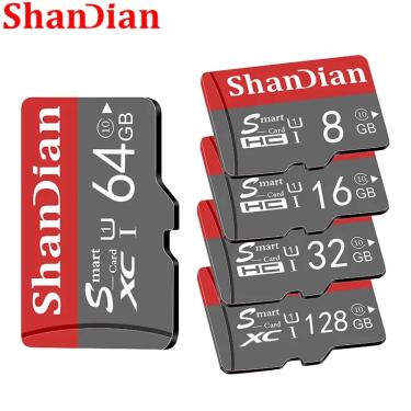 Imagem de Shandian smart sd 128gb 64gb 32gb 16gb 98 mb/s tf usb cartão de memória flash inteligente sd 8gb/48