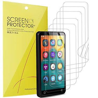 Imagem de Lamshaw Compatível com Innioasis G1 Protetor de tela, [6 unidades] Película transparente de TPU de cobertura total compatível com innioasis G1 de 4 polegadas tela sensível ao toque MP4 MP3 Player (pacote com 6)
