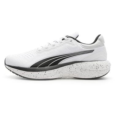 Imagem de PUMA Tênis feminino Scend Pro Engineered Speckle, Branco/preto, 9.5