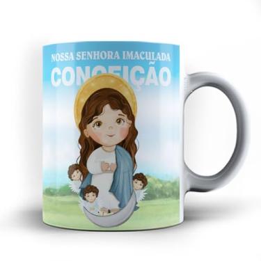 Imagem de Caneca Santinha Nossa Senhora Imaculada Conceição 24 (Verde)