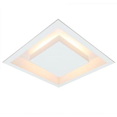 Imagem de Plafon de Embutir Rebatedor Luz Indireta 38cm Branco Pl2123