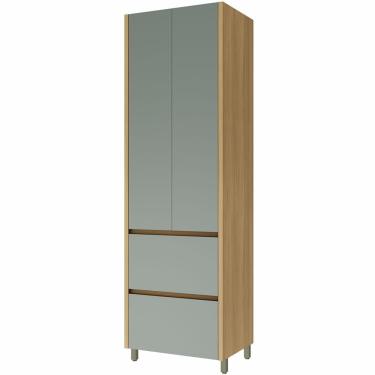 Imagem de Paneleiro Nesher Rainha 70cm MDF 15mm com 2 Portas, 2 Gavetas e 3 Prateleiras