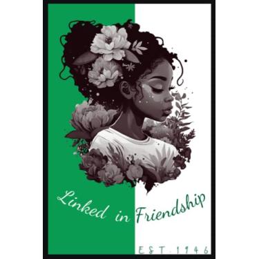 Imagem de Caderno Linked In Friendship: Links notebook/diário | Ideia de presente para membros da The Links Incorporated | Links Incorporated Gift | links incorporados... caderno de escrita inspirado pela The