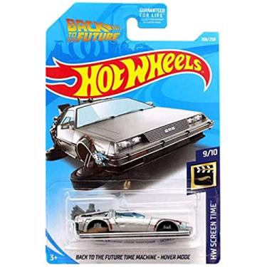 Imagem de DieCast Hotwheels Back to The Future Time Machine Hover Mode - HW Screen Time 9/10 [2019 Factory Sealed] 108/250