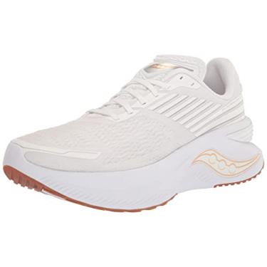 Imagem de Saucony Tênis de corrida masculino Endorphin Shift 3, Branco/Goma, 11.5