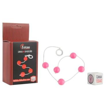 Imagem de Kit Bolinha Tailandesa M Com Dadinho Cor Rosa Êxtase