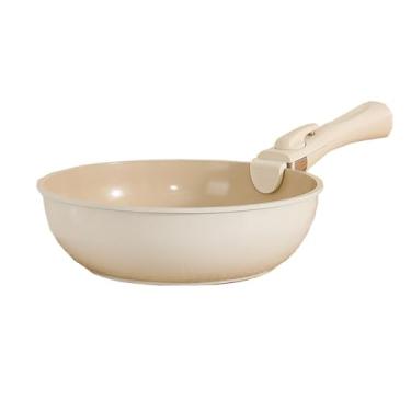 Imagem de Conjunto de panelas de cerâmica antiaderente removível para panquecas de ovos, frigideiras para bife, panelas para cozinhar presunto, cafeteira para café da manhã, utensílios de cozinha de i