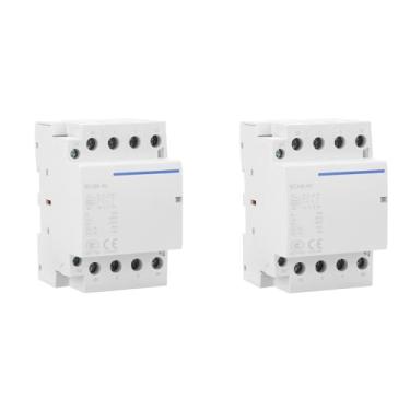 Imagem de 2 Unidades 4P 40A 24V/230V 50/60Hz Contator CA Doméstico 2NO2NC