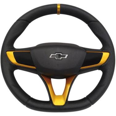 Imagem de Volante Esportivo Meriva Zafira Chevrolet Gm - Poliparts, Amarelo