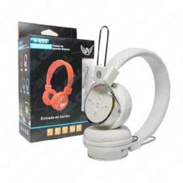 Imagem de Headset B 05 B05 Fone De Ouvido Bluetooth Sem Fio Sd Fm P2 Branco - Kn