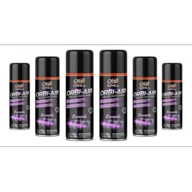 Imagem de KIT 6 Unid - Orbi-Air Lavanda - Limpa AR Condicionado - Orbi Química