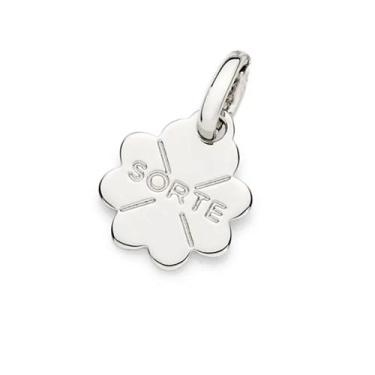 Imagem de Pingente banhado ouro 3x 24k 18k e 22k  ou prata 925 feminino trevo es