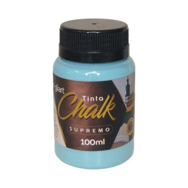 Imagem de Tinta Chalk Gliart 100ml Super Cobertura Para Artesanato, Quartzo Verd