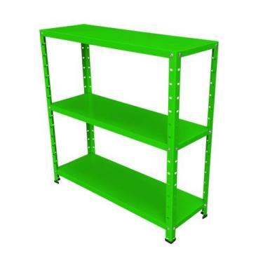 Imagem de Estante Aço 3 Prateleiras Reguláveis 25cm Multiuso Várias Cores - BMS 