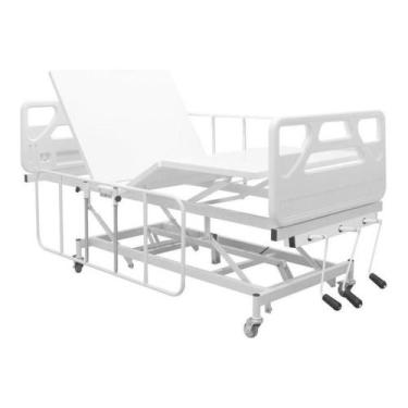 Imagem de Cama Hospitalar Fawler 3 Movimentos + Colchão densidade 28 - Supra Ste
