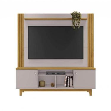 Imagem de Home Para TV 65 Polegadas Bálsamo Ripado Pés MDF Usinados JCM Movelari