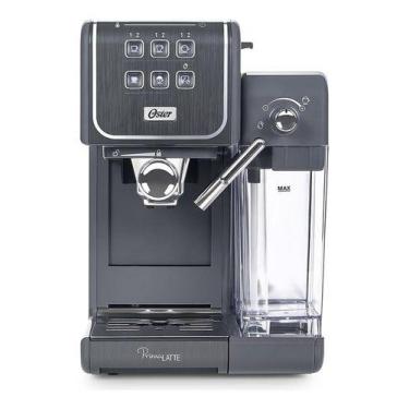 Imagem de Cafeteira Espresso + Leite Primalatte Grey Touch 220v Oster , Cinza, 2