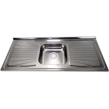 Imagem de Pia Inox Fabrinox PS1200 120x52cm, cuba central