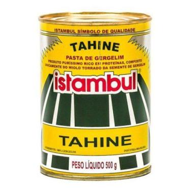 Imagem de Kit Com 4 Tahines Pasta De Gergelim Árabe 500g Istambul