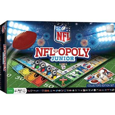 Imagem de MasterPieces Jogo de tabuleiro Júnior NFL-Opoliéster, Conjunto de edição de colecionador, para 2 a 4 jogadores, Idade 6 +