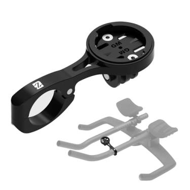 Imagem de ZIDAOKA Suporte de computador GPS para bicicleta, suporte de computador para bicicleta Aero Bar projetado para guidão de 22,2 mm e 22,4 mm, funciona para Garmin, Wahoo, Bryton e Cateye, suporte de luz